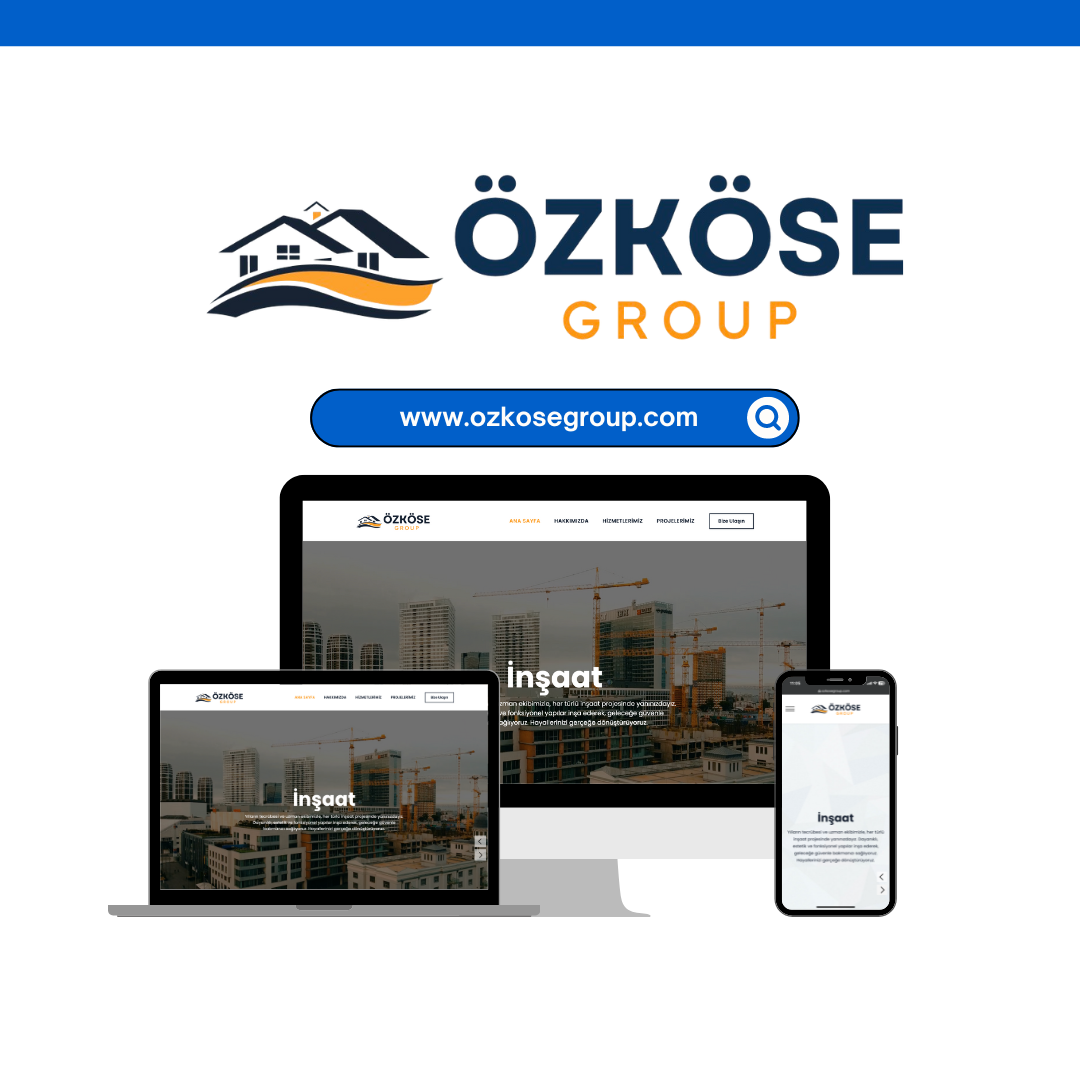 Özköse Group Website Projesi